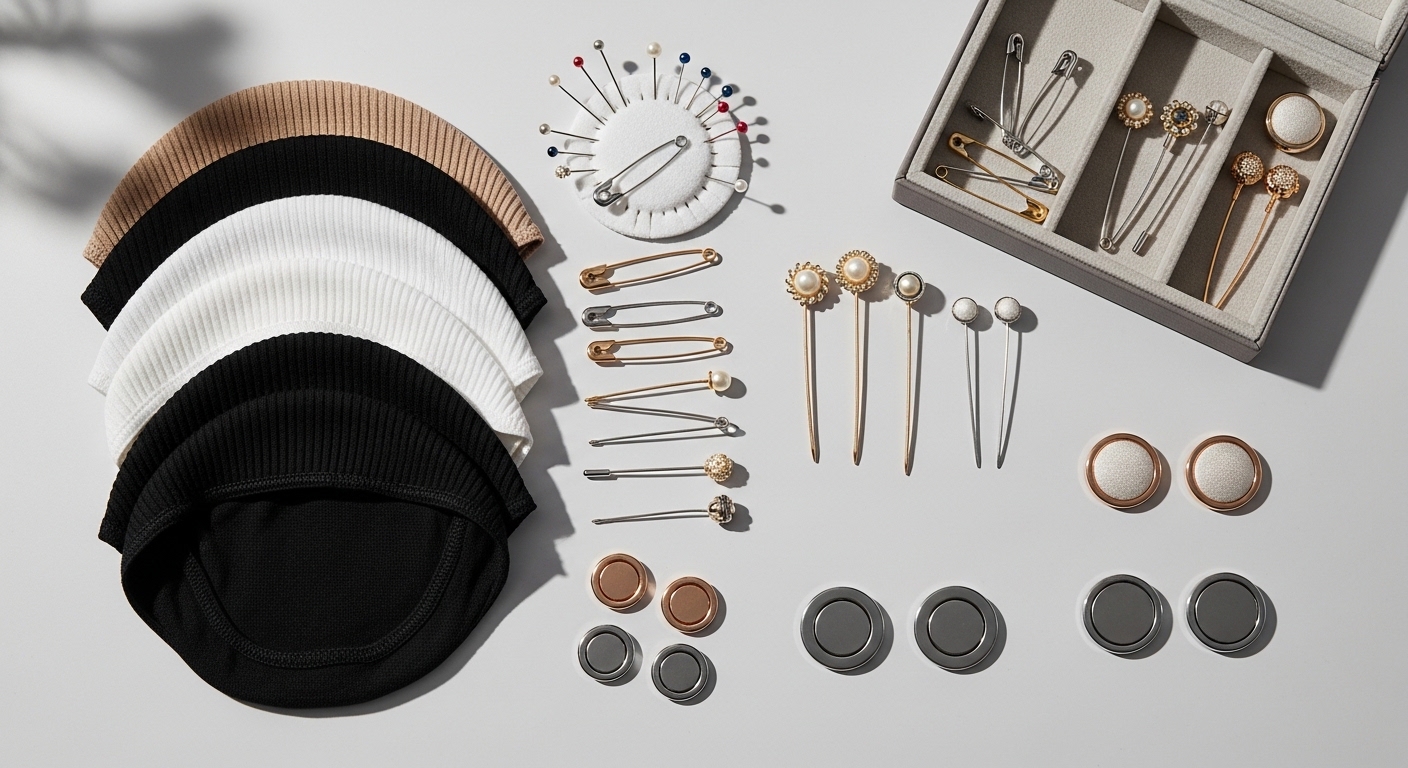 Essential Hijab Accessories Undercaps, Pins & Magnets